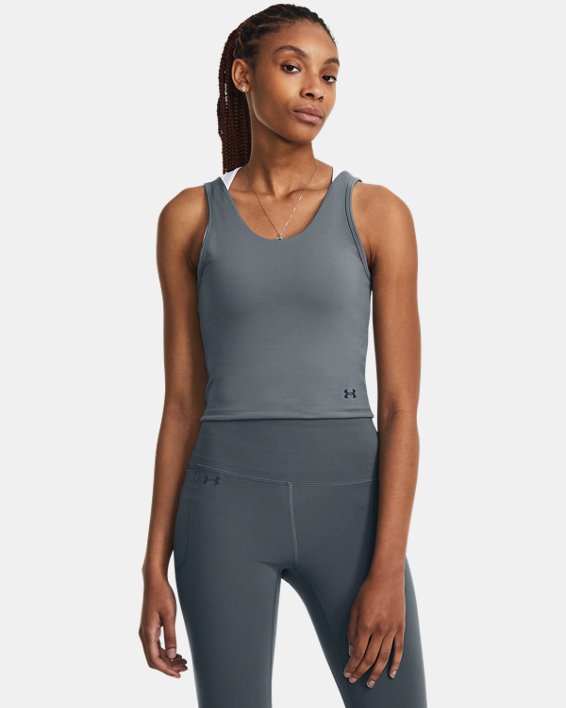 Women's UA Motion Tank in Gray image number 0